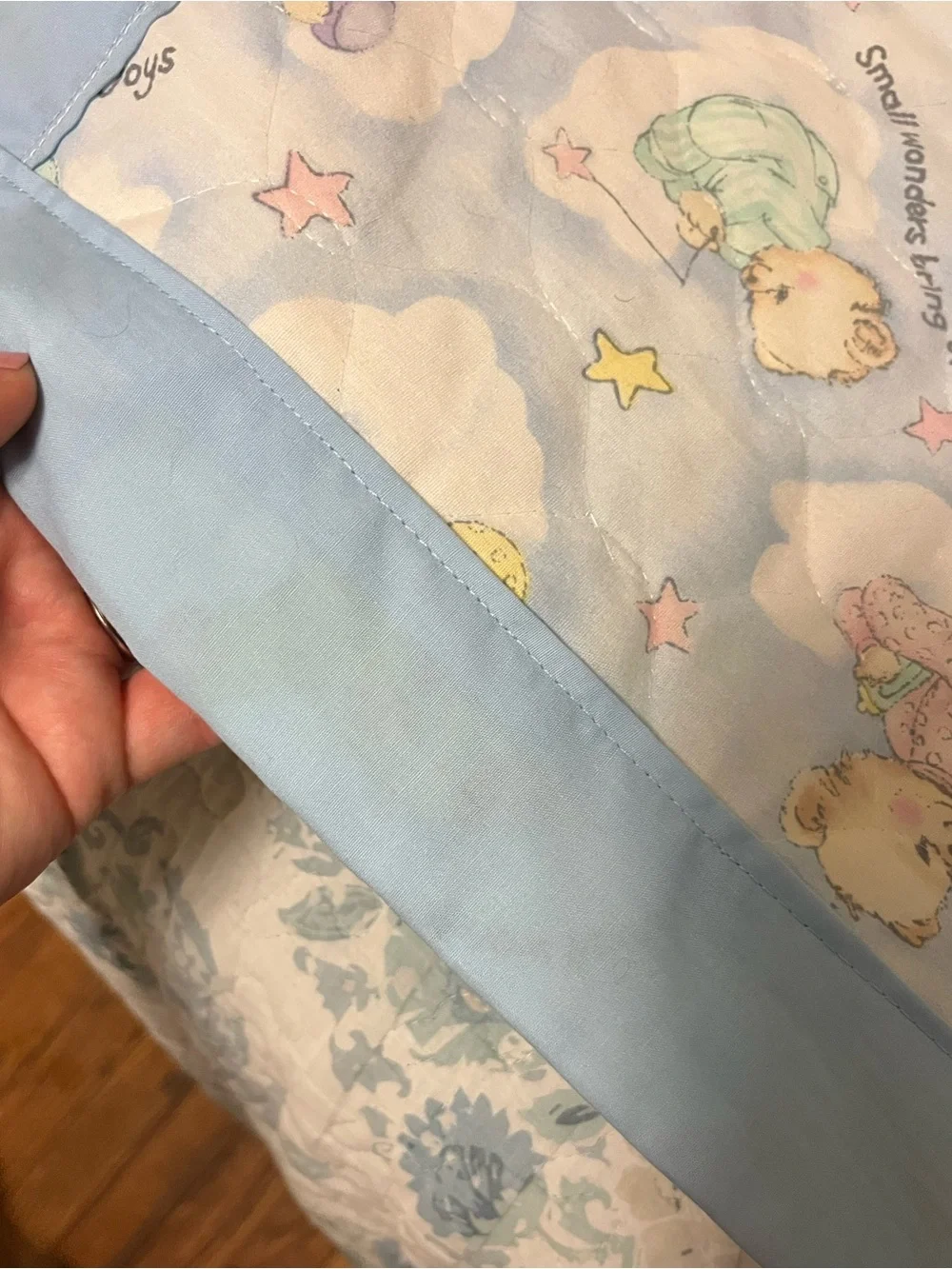 Vintage Precious Moments Baby Quilt